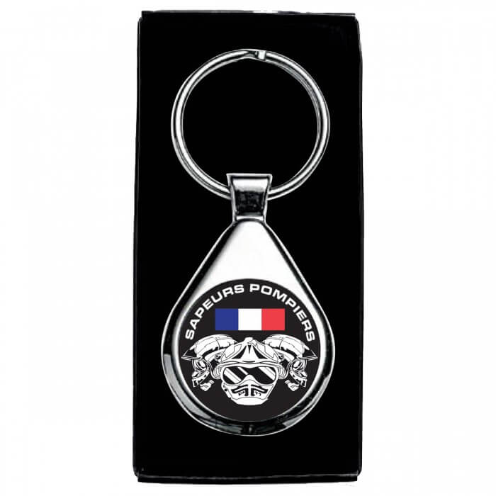 Porte clés policier cycliste Français