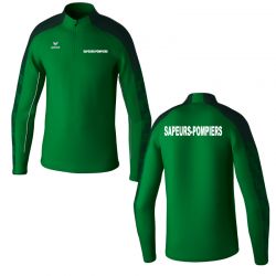 Sweat 1/4 Zip Erima EVO STAR - Sapeurs-Pompiers