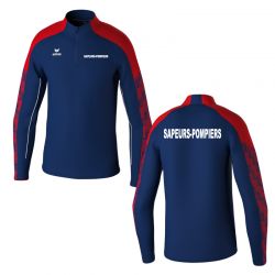 Sweat 1/4 Zip Erima EVO STAR - Sapeurs-Pompiers