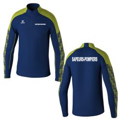 Sweat 1/4 Zip Erima EVO STAR - Sapeurs-Pompiers