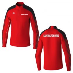 Sweat 1/4 Zip Erima EVO STAR - Sapeurs-Pompiers