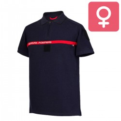 Polo FEMME MC Zip Sapeurs-Pompiers - Type B