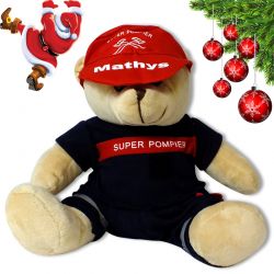 Ours Peluche Super Pompier® Personnalisé